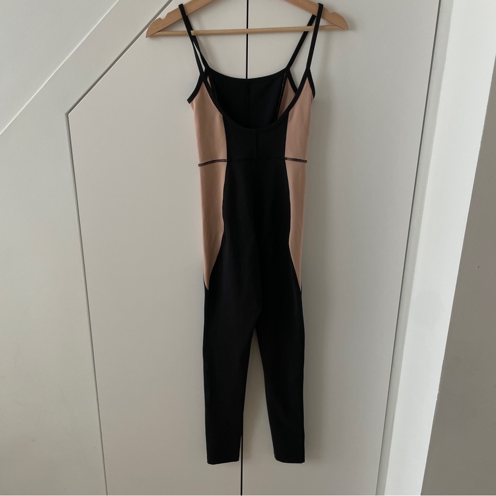 LE FOU | Nude and Black Unitard Playsuit - Picture 1 of 3